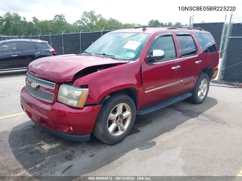 2011 Chevrolet Tahoe Lt VIN: 1GNSCBE05BR225220 Lot: 40094513