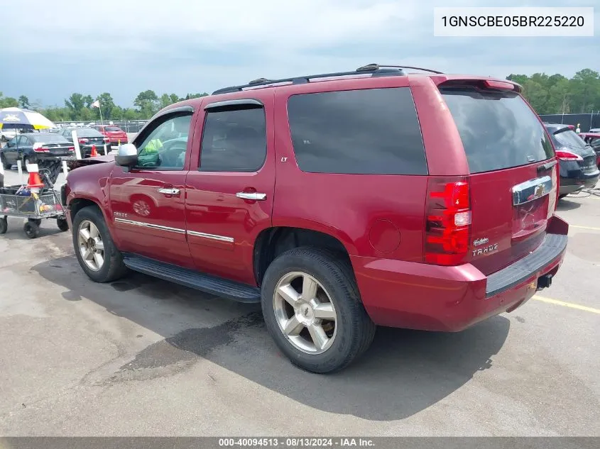 2011 Chevrolet Tahoe Lt VIN: 1GNSCBE05BR225220 Lot: 40094513