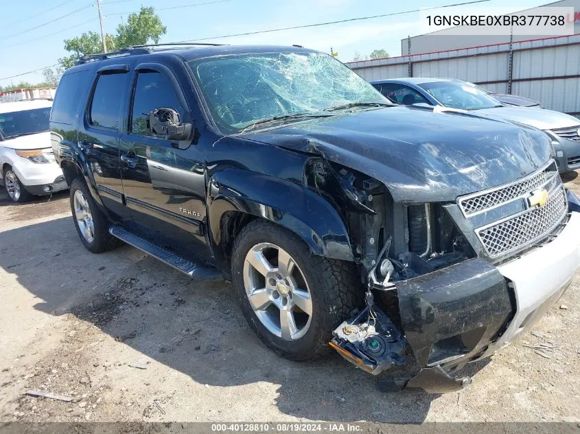 2011 Chevrolet Tahoe Lt VIN: 1GNSKBE0XBR377738 Lot: 40128810