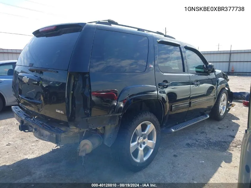 1GNSKBE0XBR377738 2011 Chevrolet Tahoe Lt