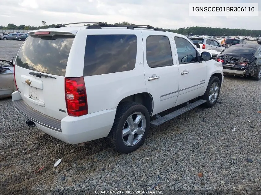 1GNSCCE01BR306110 2011 Chevrolet Tahoe Ltz