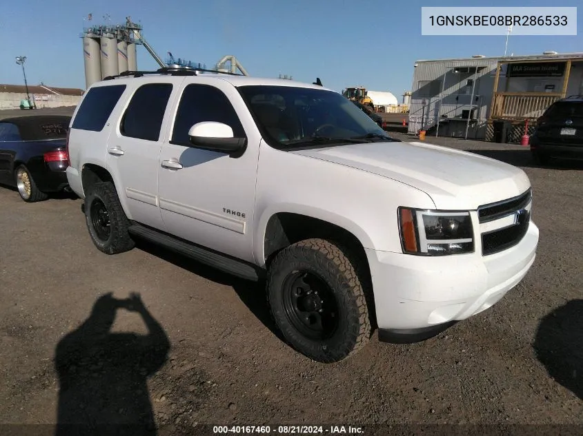 1GNSKBE08BR286533 2011 Chevrolet Tahoe Lt