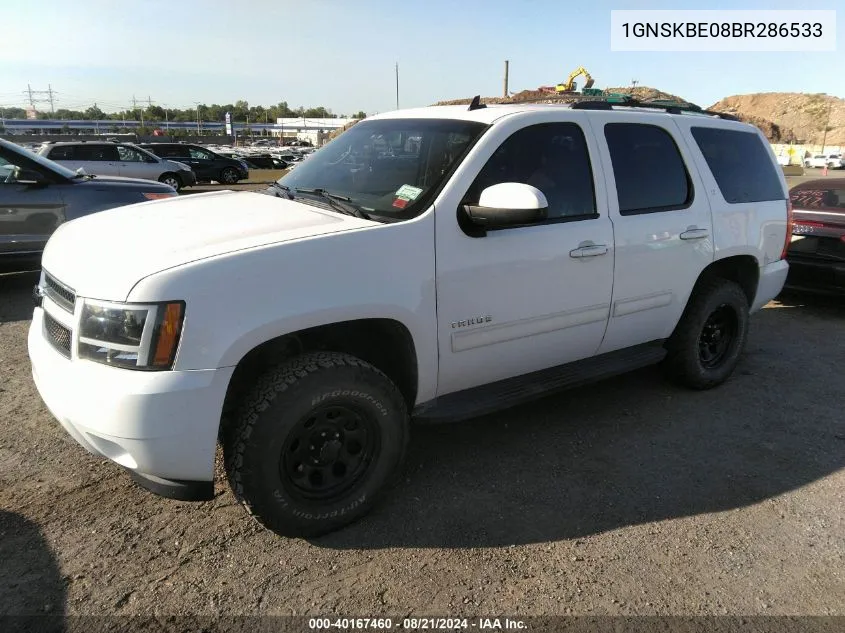 1GNSKBE08BR286533 2011 Chevrolet Tahoe Lt