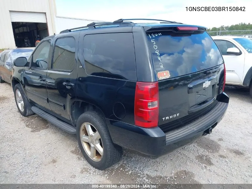 1GNSCBE03BR150842 2011 Chevrolet Tahoe Lt