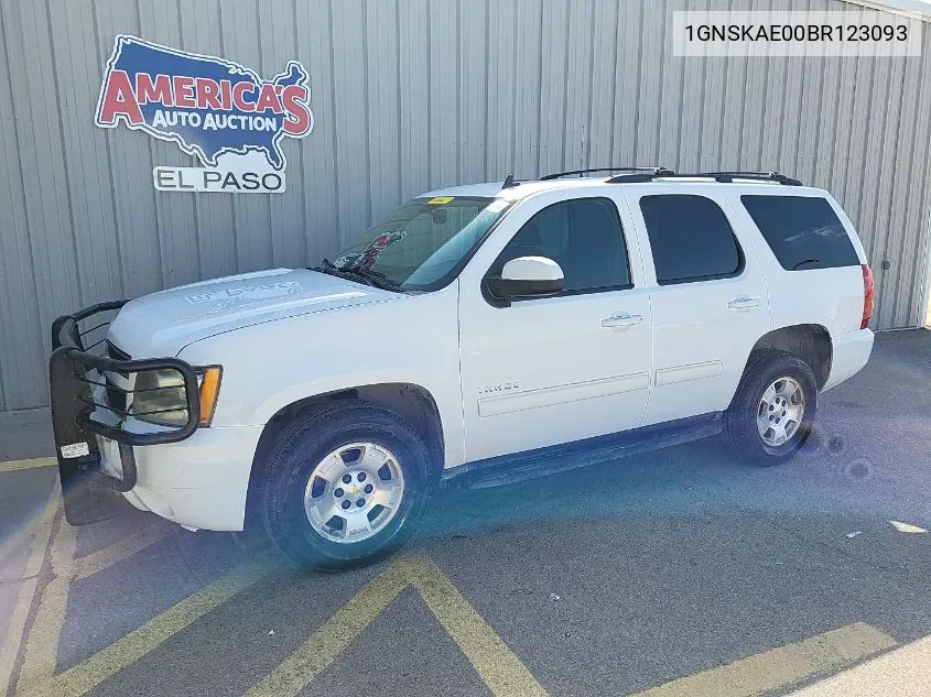 1GNSKAE00BR123093 2011 Chevrolet Tahoe Ls