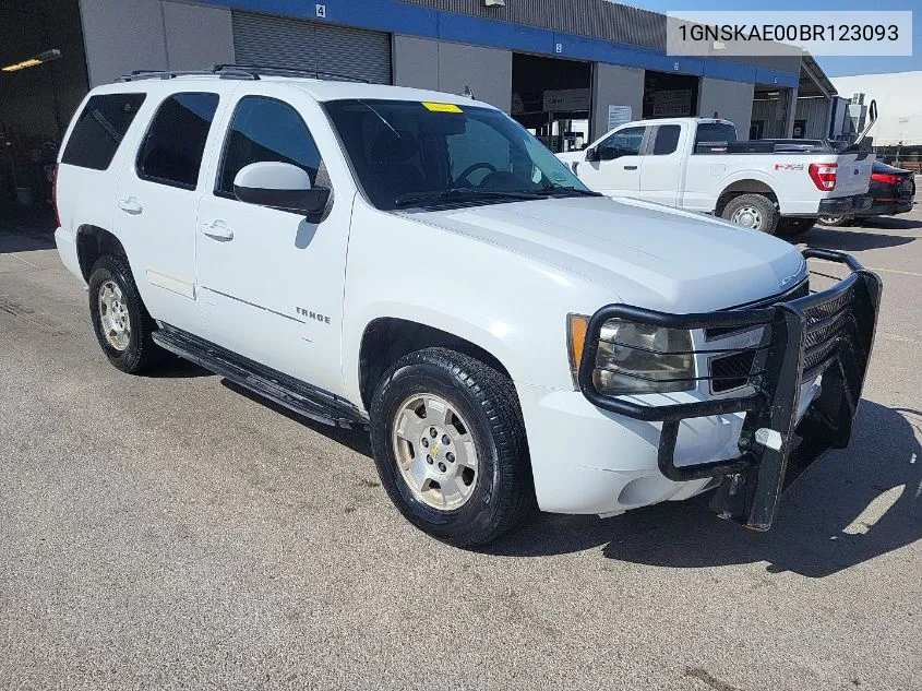 1GNSKAE00BR123093 2011 Chevrolet Tahoe Ls