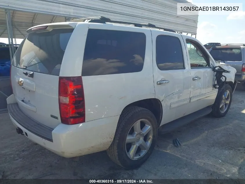 1GNSCAE01BR143057 2011 Chevrolet Tahoe Ls