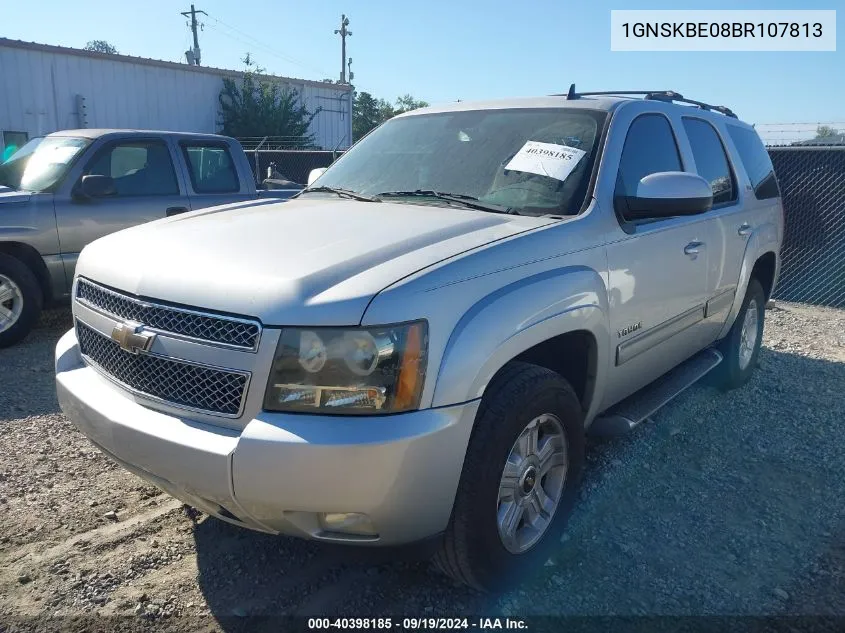 2011 Chevrolet Tahoe Lt VIN: 1GNSKBE08BR107813 Lot: 40398185