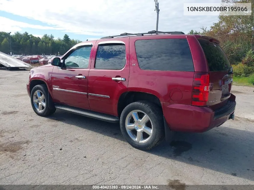 1GNSKBE00BR195966 2011 Chevrolet Tahoe Lt