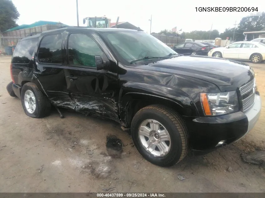 2011 Chevrolet Tahoe Lt VIN: 1GNSKBE09BR200694 Lot: 40437599