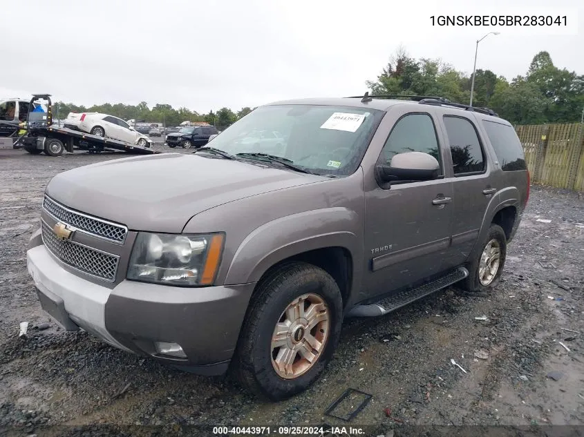 1GNSKBE05BR283041 2011 Chevrolet Tahoe Lt