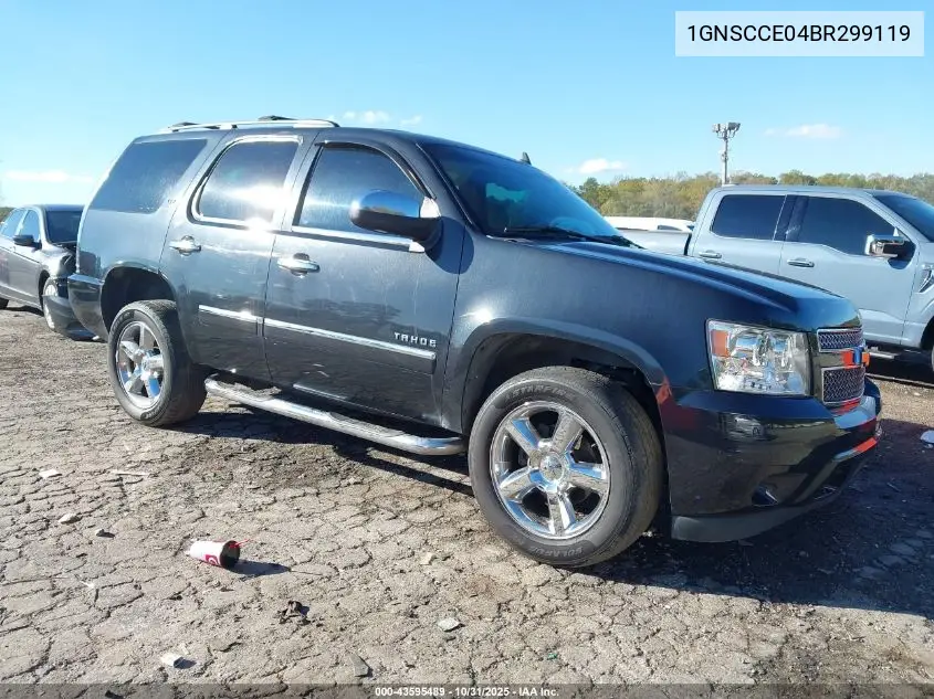 1GNSCCE04BR299119 2011 Chevrolet Tahoe Ltz