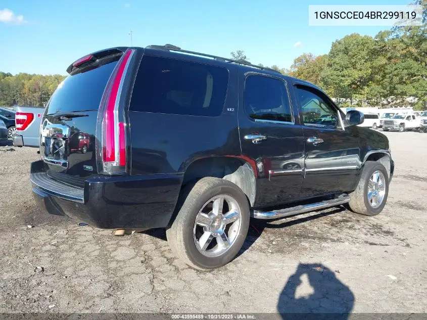 1GNSCCE04BR299119 2011 Chevrolet Tahoe Ltz