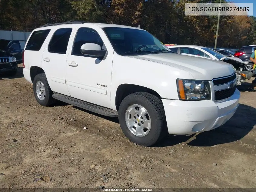 1GNSCAE09BR274589 2011 Chevrolet Tahoe Ls