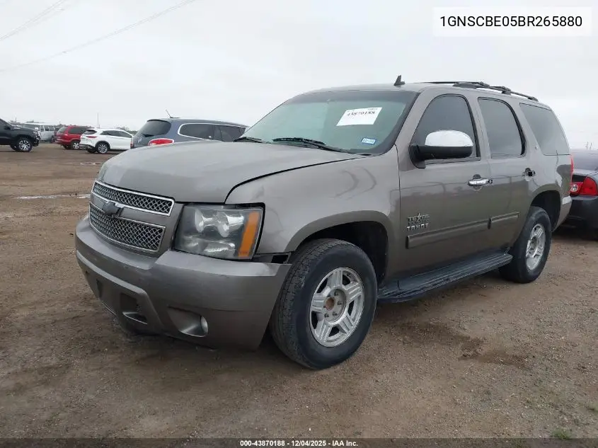 1GNSCBE05BR265880 2011 Chevrolet Tahoe Lt