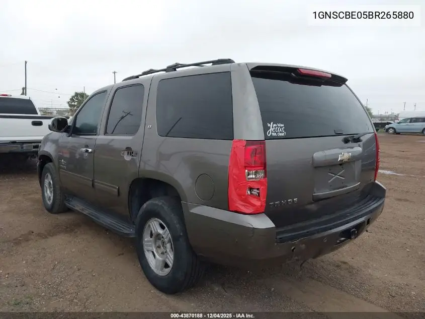 1GNSCBE05BR265880 2011 Chevrolet Tahoe Lt