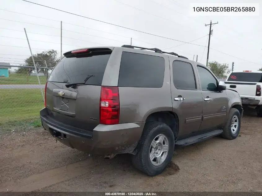 1GNSCBE05BR265880 2011 Chevrolet Tahoe Lt