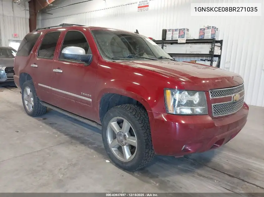 1GNSKCE08BR271035 2011 Chevrolet Tahoe Ltz