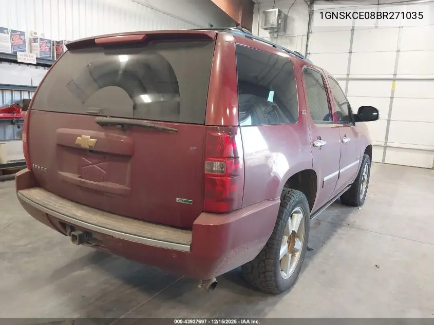 1GNSKCE08BR271035 2011 Chevrolet Tahoe Ltz