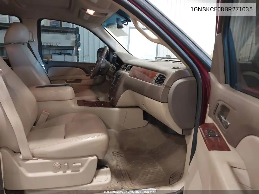 1GNSKCE08BR271035 2011 Chevrolet Tahoe Ltz