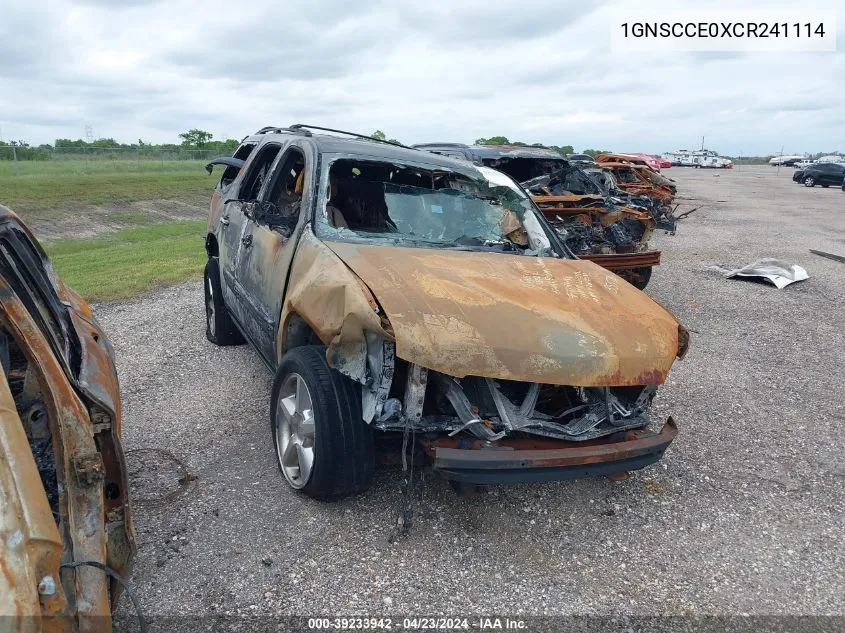 1GNSCCE0XCR241114 2012 Chevrolet Tahoe Ltz