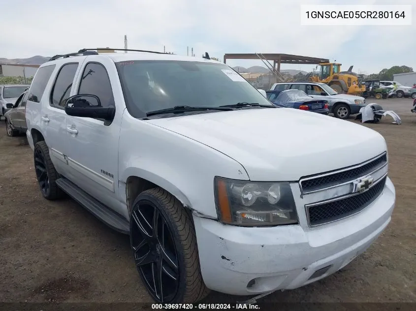 1GNSCAE05CR280164 2012 Chevrolet Tahoe Ls