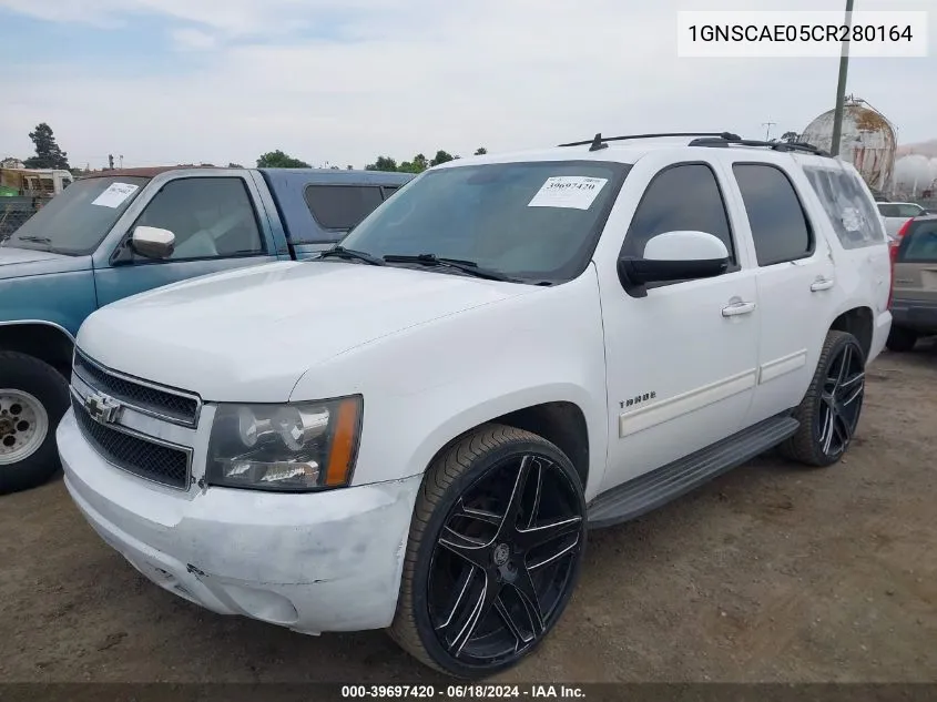 1GNSCAE05CR280164 2012 Chevrolet Tahoe Ls