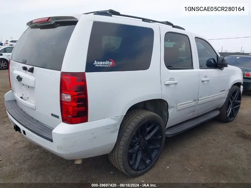 1GNSCAE05CR280164 2012 Chevrolet Tahoe Ls