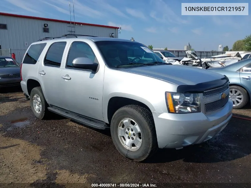 1GNSKBE01CR121957 2012 Chevrolet Tahoe Lt