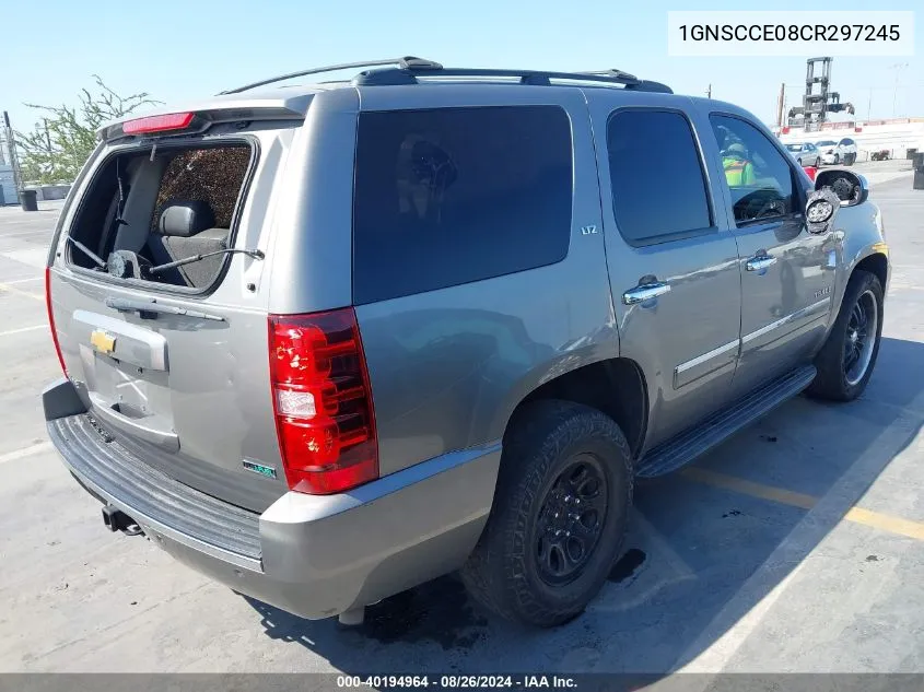 1GNSCCE08CR297245 2012 Chevrolet Tahoe Ltz