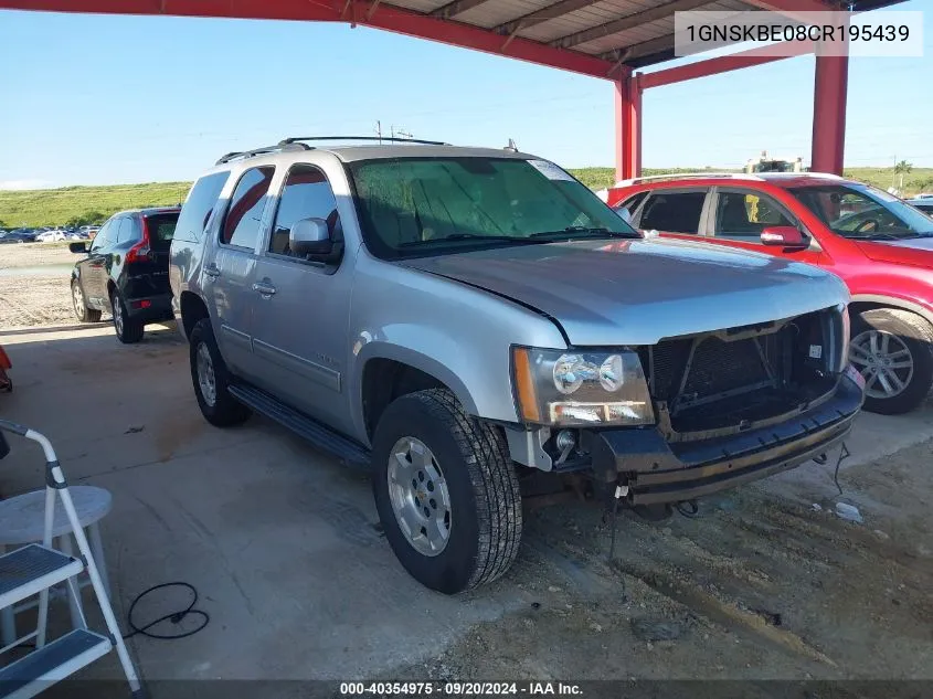 1GNSKBE08CR195439 2012 Chevrolet Tahoe Lt