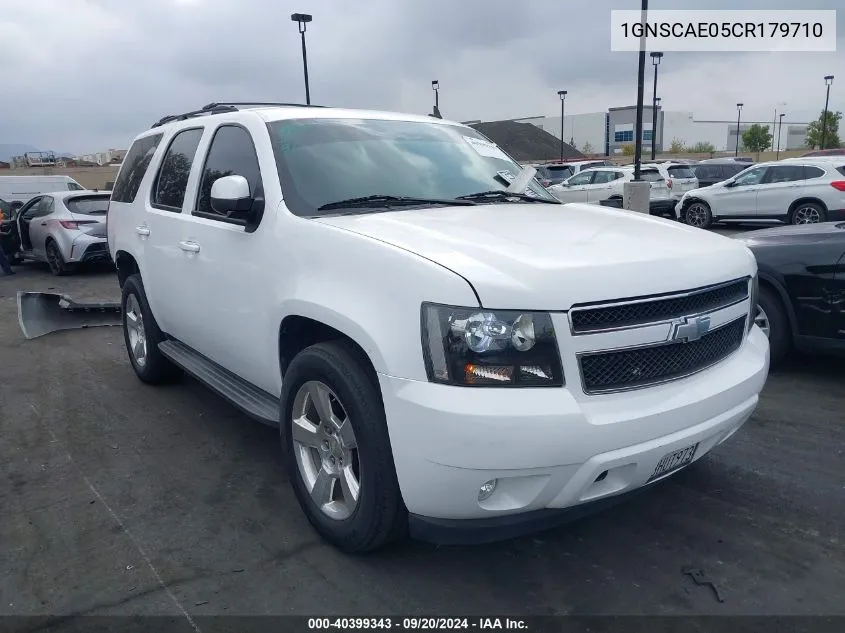 1GNSCAE05CR179710 2012 Chevrolet Tahoe Ls