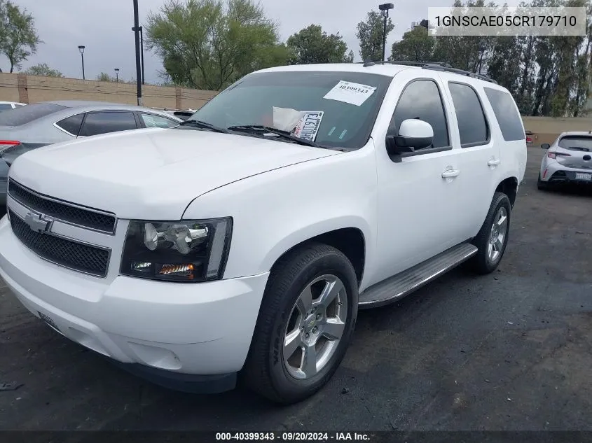 1GNSCAE05CR179710 2012 Chevrolet Tahoe Ls