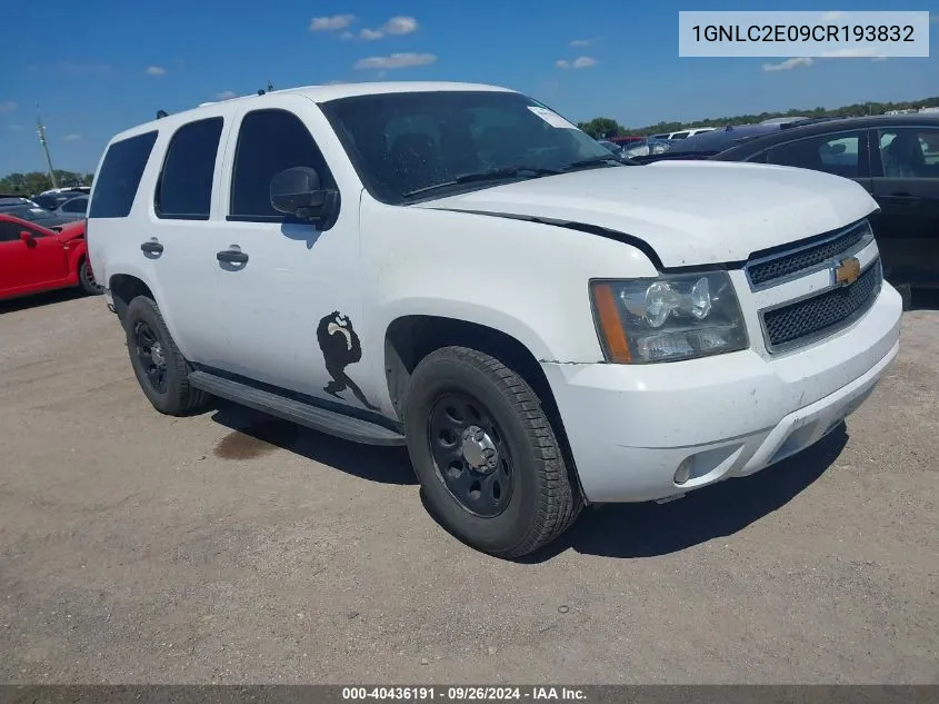 1GNLC2E09CR193832 2012 Chevrolet Tahoe Police