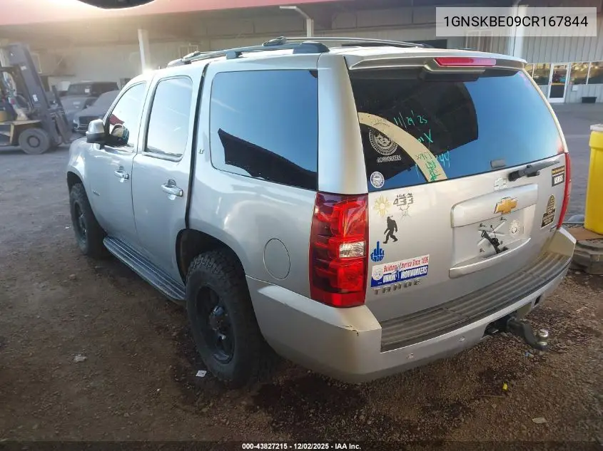 1GNSKBE09CR167844 2012 Chevrolet Tahoe Lt