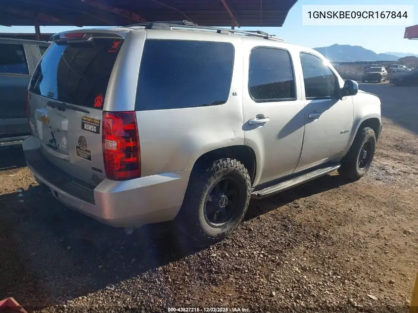 1GNSKBE09CR167844 2012 Chevrolet Tahoe Lt