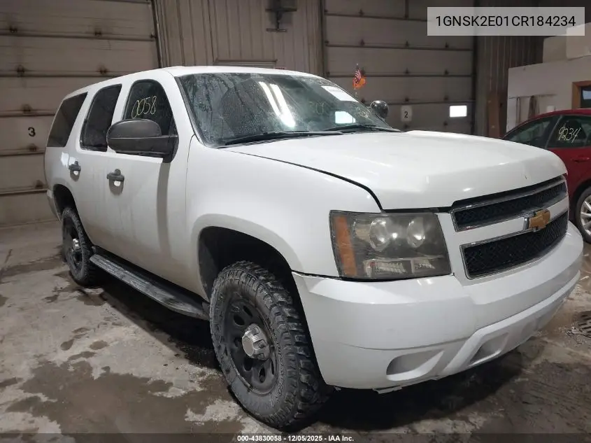 1GNSK2E01CR184234 2012 Chevrolet Tahoe Commercial Fleet