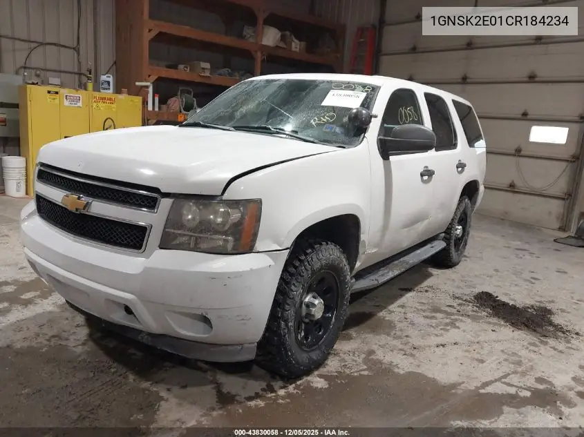 1GNSK2E01CR184234 2012 Chevrolet Tahoe Commercial Fleet