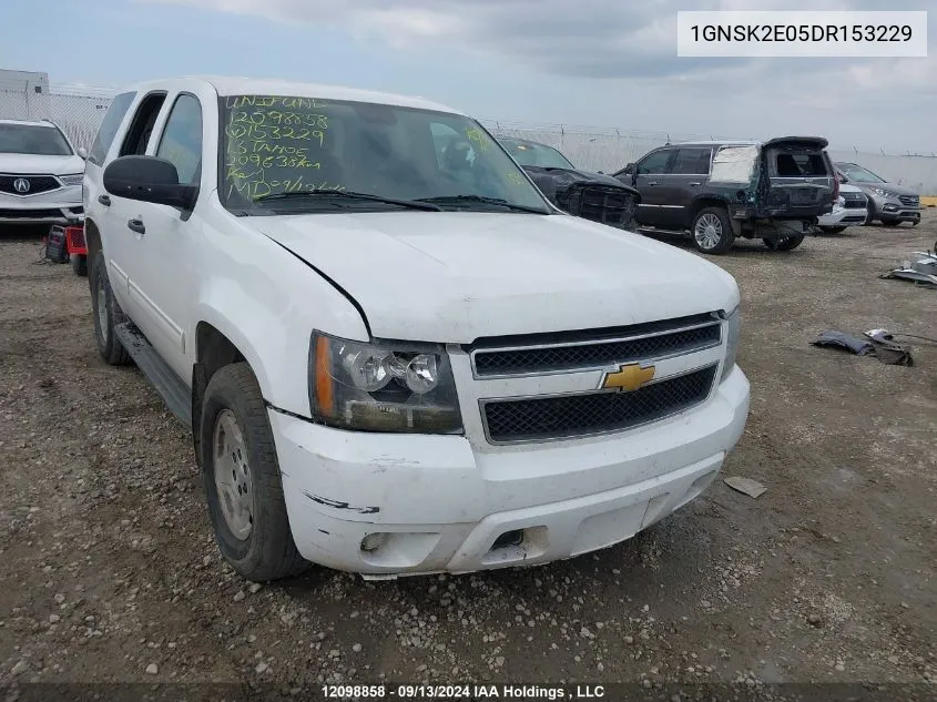 1GNSK2E05DR153229 2013 Chevrolet Tahoe