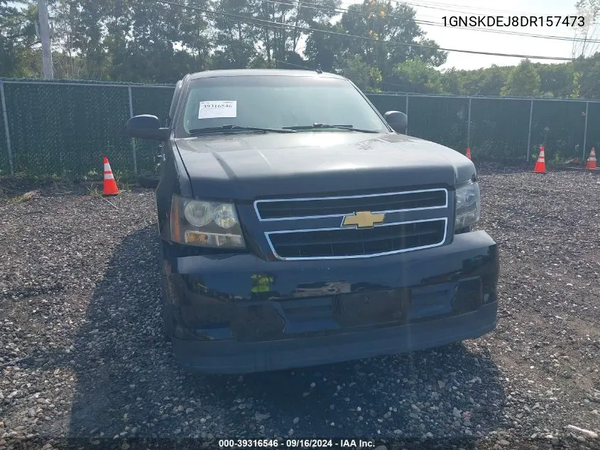 1GNSKDEJ8DR157473 2013 Chevrolet Tahoe Hybrid