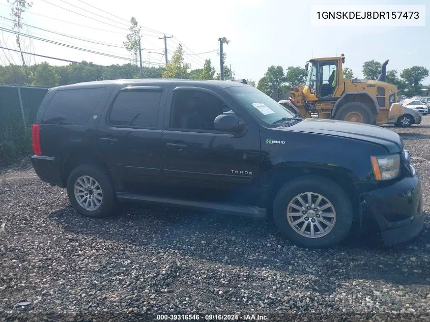 1GNSKDEJ8DR157473 2013 Chevrolet Tahoe Hybrid