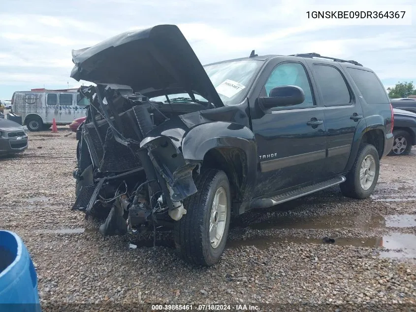 1GNSKBE09DR364367 2013 Chevrolet Tahoe Lt