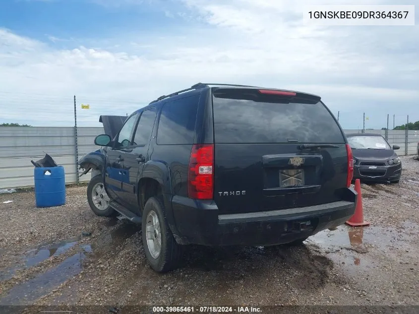 2013 Chevrolet Tahoe Lt VIN: 1GNSKBE09DR364367 Lot: 39865461