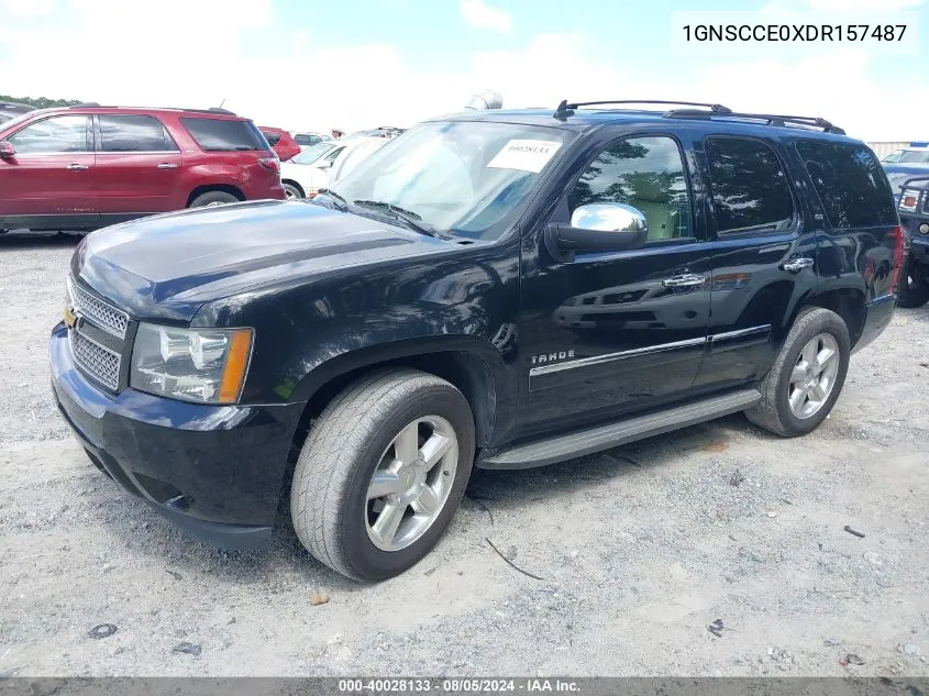 2013 Chevrolet Tahoe Ltz VIN: 1GNSCCE0XDR157487 Lot: 40028133