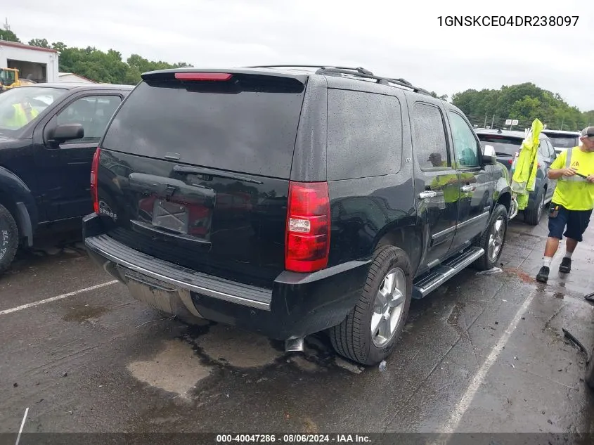 2013 Chevrolet Tahoe Ltz VIN: 1GNSKCE04DR238097 Lot: 40047286