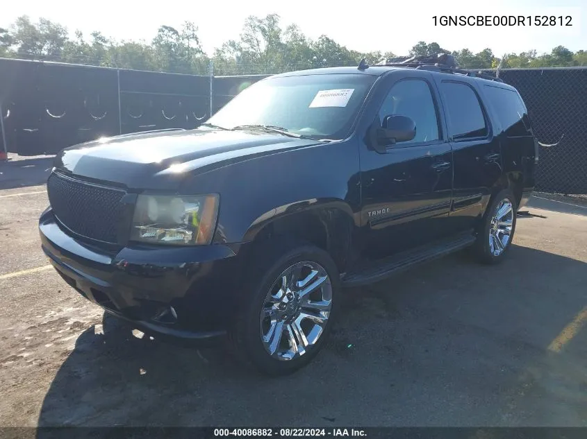 1GNSCBE00DR152812 2013 Chevrolet Tahoe Lt