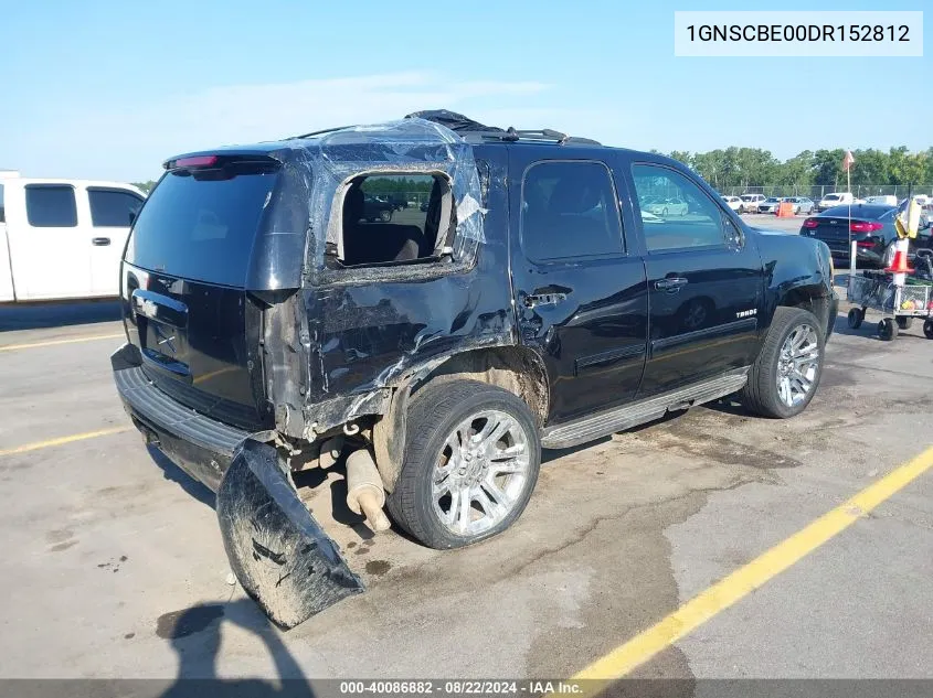 1GNSCBE00DR152812 2013 Chevrolet Tahoe Lt