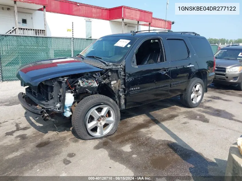 1GNSKBE04DR277122 2013 Chevrolet Tahoe Lt