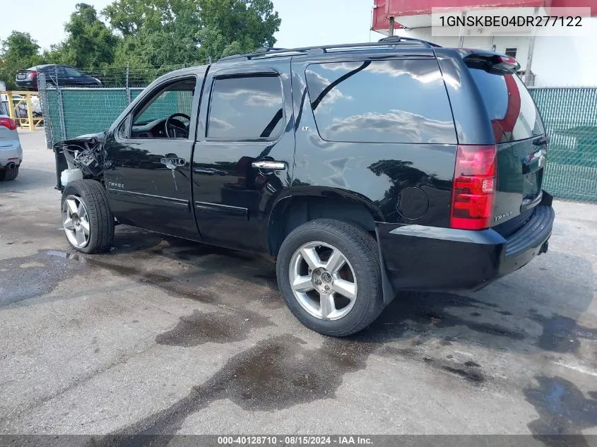 1GNSKBE04DR277122 2013 Chevrolet Tahoe Lt