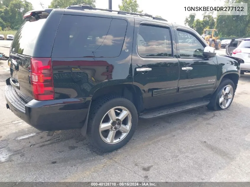 1GNSKBE04DR277122 2013 Chevrolet Tahoe Lt